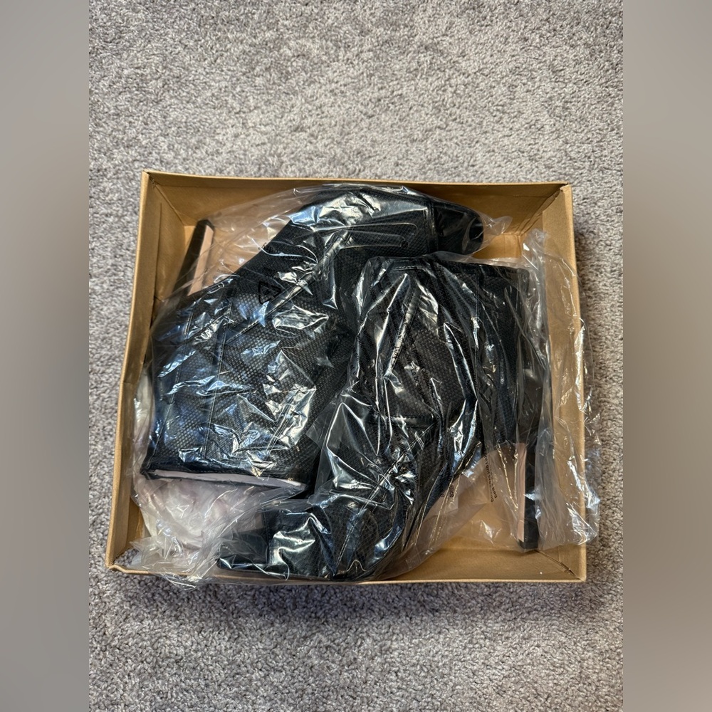 Jessica Simpson Black Peep-Toe Ankle Booties - Picture 12 of 15